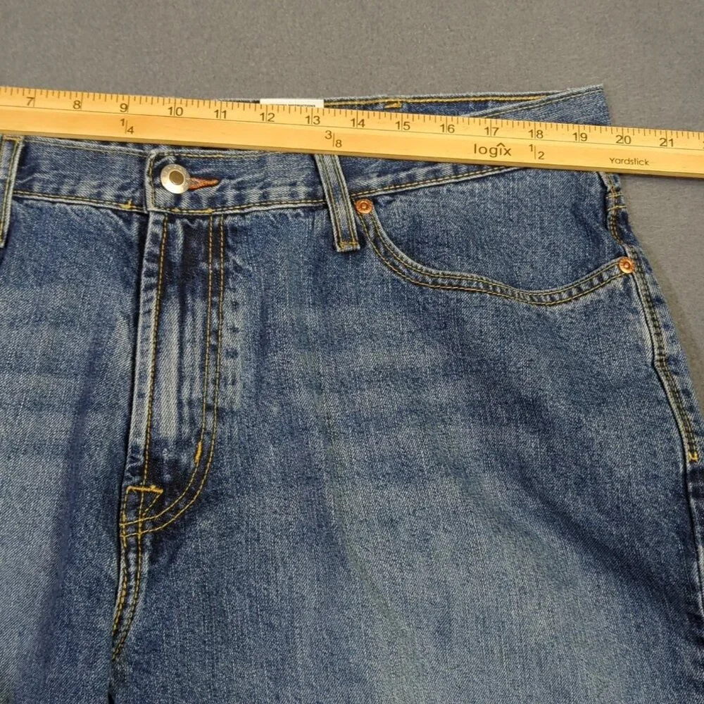 Cinch Jeans Mens 40x34 Fits 39x33 Blue Western Denim White Label Straight Cowboy